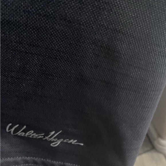 Men’s used Walter Hagen size XL golf polo shirt black grey logo - Picture 3 of 4